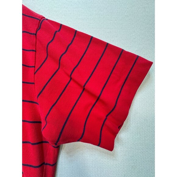 Polo By Ralph Lauren Mens Striped Short Sleeve Polo Shirt Sze XL Red Casual Golf - Picture 4 of 10